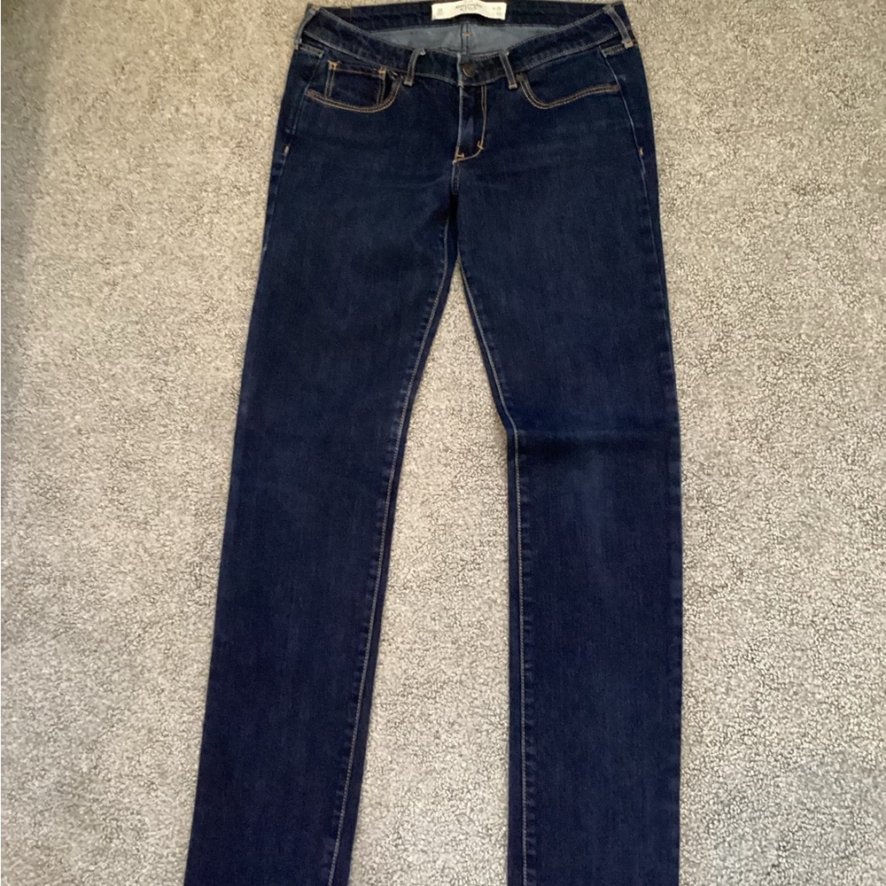 Abercrombie & Fitch Women's Indigo Straight Leg Jeans